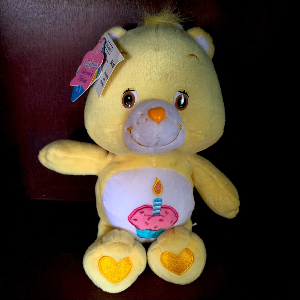 Vintage Collectors Edition Care Bear Birthday Bear With Tags